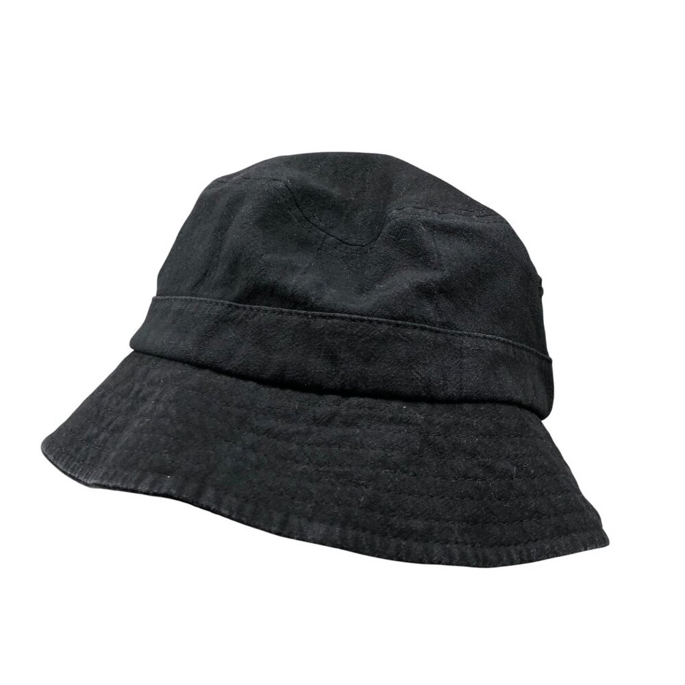 Urban Outfitters Standard Cloth Bucket Hat Mens One Size Black 21.5'' Cotton